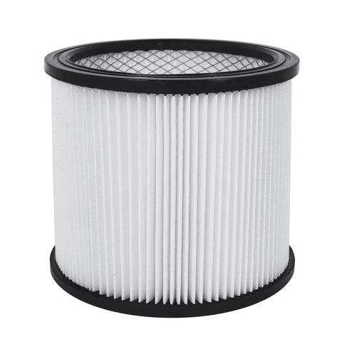 Replacement Cartridge Filter For 5 Gallon Wet Dry Vacuum Cleaners 90304 9030400 903-04 with pleated white design