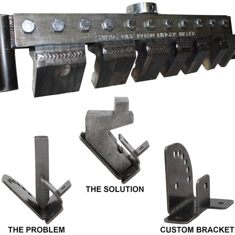 Gooseneck Dies For 12 And 20 Ton Finger Brakes Fit Bend Up To Quarter Inch Material Heavy Duty USA Made Weld In Custom U Shaped Brackets