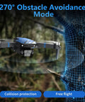 Foldable RC Mini Quadcopter With FPV HD Camera And 90 Degree Adjustable Lens Live Video Brushless Motors 270 Degree Obstacle Avoidance