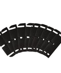 Interior Door Hinge Shims 3.5 Inch Pack of 10 Realign Door Gaps and Seal Air Leaks With Quick Spacing Adjustment No Fuss Easy Fix Trimable PVC Spacers