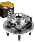 Front Wheel Bearing Hub Assembly For Ram 1500 2006 2009 With 5 Lug And ABS Direct Fit Replacement shown with packaging box