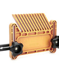 Adjustable Featherboard For Table Saw And Router Table Rock Solid Polypropylene Woodworking tool with dual clamps and smooth feed control.