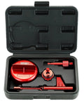 9 Speed Transmission Fill Adapter Aluminum Oil Change Tool Kit With ATF Fill Adapters And Drain Tool Pro Grade All In One Easy Transmission Fluid Change Durable Aluminum Case Included red metal kit in open black case