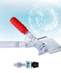 Hold Down Hand Clamp With 230 Kg Clamping Force and accessory, beefy toggle clamp for woodworking jigs and fixtures.