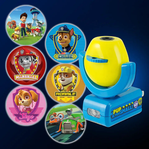 Paw Patrol Led Night Light Projector With Dusk To Dawn Sensor Plug In Six Character Projections Kid Friendly For Baby And Kids