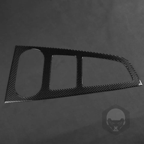 Real Carbon Fiber Center Console Cover For Audi B9 A4 S4 A5 S5 RS5 2020 2021 2022 2023 2024 2025 Gear Shift Panel Decal