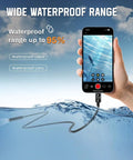 1920P HD Inspection Camera With Light For Tight Spots, 7.9mm Semi-Rigid Probe, 5.9ft Cable, 8 Adjustable LED Lights, IP67 Waterproof, Clear Photos And Video For Home DIY And Pro Troubleshooting in water