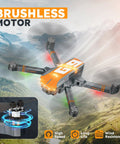 4K GPS Drone With Brushless Motors And Follow Me Mode, Beginner Friendly, Long Flight Time And Range, 5G FPV Transmission, auto return