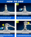 Step-by-step guide on using Pro Grade NPT Pipe Tap Set 6 Piece Kit With Sizes 1 Inch, Three Quarter Inch, One Half Inch, Three Eighths Inch, One Quarter Inch, One Eighth Inch Alloy Steel Pipe Thread Cutting Tool With Four Straight Flute Design And Handy Storage Case