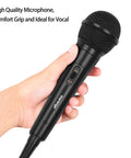 Handheld Wired Cardioid Dynamic Microphone With 13ft Cable And On Off Switch For Live Gigs Karaoke Machines Speakers Amps And Mixers