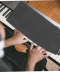 Stretchable Electronic Piano Keyboard Cover With Drawstring Key Protector For Digital Pianos Dirt Proof Dust Guard