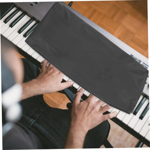 Stretchable Electronic Piano Keyboard Cover With Drawstring Key Protector For Digital Pianos Dirt Proof Dust Guard