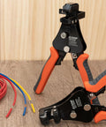 3 In 1 Automatic Wire Stripper With Built In Cutter Adjustable Stripper For 18-8 AWG And 22-10 AWG Insulated Terminals ICP-510