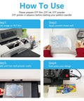 Step-by-step tutorial on using DTF Transfer Film 13x19 Inch A3 Plus Double Sided Matte Clear PET Paper for fabric printing