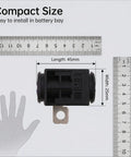 OEM Replacement Battery Fuse Overload Protector for Audi A4 A5 A6 Q5 Q7 2005 2024, compact size with hand and ruler for scale