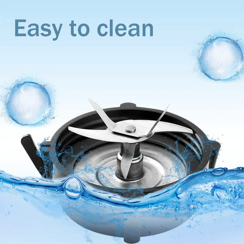 Pro 1200 Blender Blade Replacement For Oster Pro 1200 Blenders With Jar Base Bottom And Rubber O Ring Gasket shown in water