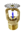 1/2-Inch Pendant Sprinkler Quick Reaction Brass With 286F Rating And UL And FM Listing, showcasing quick response design.