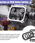 High Compression Cylinder Head Gasket Kit 010 70mm for Predator 212cc engines with 26lb valve springs and engine components