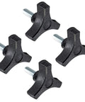 Heavy Duty Deck Wing Nut Knob For Three Eighths Inch Sixteen UNC Threads Replacement Four Pack Fits Lawn Mowers