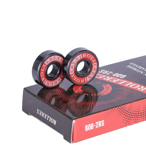 Silicon Nitride 608-2RS Ceramic Bearings Pre Lubricated For Skates And Scooters ABEC 7 High Speed Roller Bearings on packaging