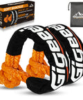 Beefy Half Inch By 22 Inch Soft Shackle Recovery Kit for Off Road Winch and Vehicle Towing 56000 Lbs Capacity with Bag