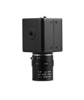 Top Tier 1080p 60fps Usb3.0 Hdmi Dual Output Digital Security Camera with C mount lens in black, showing manual zoom adjustment.