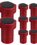 8 Piece Woodworking Workbench Clamps With Nonslip Aluminum Alloy Surface red set for Solid Grips and Quick Setup