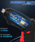 Go To 3.6V Cordless Screwdriver Set With Quick Grip Mini Power Drill features a powerful motor with 3.5Nm torque for home repairs.