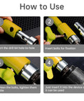 Four-step guide for using Garden Auger Drill Adapter Kit Lets You Run 4-Inch And 6-Inch Earth Augers on drills