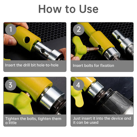 Four-step guide for using Garden Auger Drill Adapter Kit Lets You Run 4-Inch And 6-Inch Earth Augers on drills