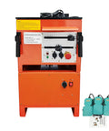 Heavy Duty 1 Inch Electric Rebar Bender And Cutter With Rock Solid Build And Zero Fuss Operation For Knockout Precision Cuts With Dual Flex Angle Locks On 110V, front view showing controls.
