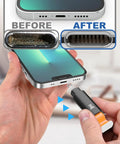 Using IPhone Cleaning Kit With Charging Port Cleaner Tools For AirPods And IPad Connectors Multi Tool Set With Port Brushes
