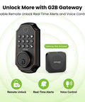 Super Smart Fingerprint Door Lock For Front Entry with keypad and smartphone control for easy secure access.