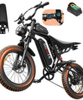 Powerful 2500 Watt Fat Tire Electric Bike for Adults and Teens with long lasting battery juice and accessories