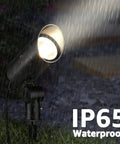 Dusk To Dawn 30W Outdoor LED Spotlight With Photocell Sensor, 3000K Warm White, Waterproof Landscape Flood Light in rain