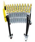 Flexible Portable Unpowered Conveyor With Adjustable Length And Height Expandable From 15.7 To 59 Inches, 23.6 Inches Wide
