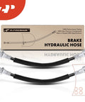 Front Brake Hydraulic Hose Kit For Chevy S10 2000-2003, GMC Sonoma 2000-2003, Isuzu Hombre 2000 Front Left And Right Driver