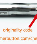 Rifling Button Alloy Steel With 22lr 6 By 6 Groove, Silver Finish with originality code and arrow indicator
