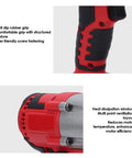 Close-up of Top Rated Aunmas Cordless Sheet Metal Cutters with ergonomic anti-slip grip and heat dissipation features.