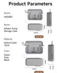Dimensions of Grab And Go Rugged Travel Carrying Case For Tire Inflator And Air Compressor EVA 900D Oxford Hard Shell
