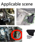 Exhaust Manifold Clamp Repair Kit for Cylinder Head Leak Fix with images showing clamp installation and components.