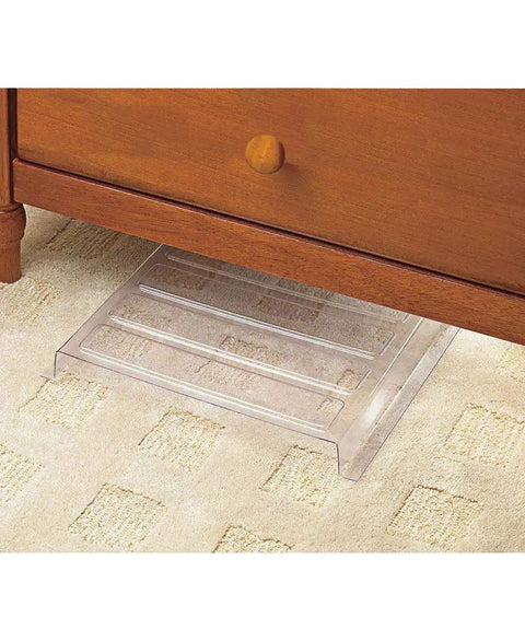 Air Vent Extender For Under Furniture With Installation Tape Low Profile Design Strong Plastic Extends 17 to 30 Inches