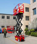 Pro Grade Hydraulic Lift Table For Warehouse Loading And Heavy Cargo Transfer Built Tough Workhorse Platform in outdoor setting.