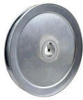 8 Inch V Belt Pulley With One And An Eighth Inch Bore, One Groove, Carbon Steel Zinc Plated, Durable Motor Pulley