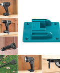 Heavy Duty Drill Mount Holder for 18V Li-Ion Drills, Wall Dock Hanger for Garage, Workshop, and Work Truck, ABS Plastic Tool Organizer