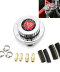 Adjustable Gunmetal Fuel Pressure Regulator Kit with fittings, clamps, and hoses shown