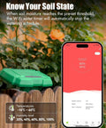 WiFi Soil Moisture Sensor Add-On For Smart Irrigation - Compatible With TTV103WRF And TTV203WRF Sprinkler Timers And TWG004WRF Hub - One Sensor Per Zone - Easy Setup - Real Time Readouts - Weather Resistant Moisture Tester For Yard Or Garden in garden