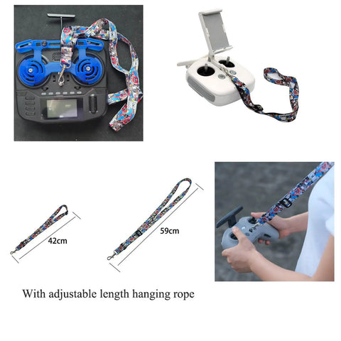 Adjustable Anti Drop Lanyard Neck Strap For FPV Transmitters And Drone Controllers Soft Polyester Comfort Snug Fit For Avata
