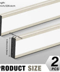 Frienda 2-pcs conductive foam gasket strips, adhesive-backed, 0.75 in x 0.25 in, 90 in long.