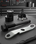 Heavy Duty Trailer Lock Bolt And Hitch Pin Replacement For Bike Racks Anti Theft Security Fastener With Keys And Wrench Plate on workbench